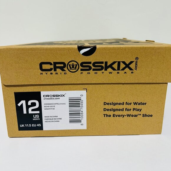 Crosskix Mens Sz 12 NYC Graffiti Water Shoes - Picture 9 of 10